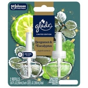 Glade Limited Edition Bergamot & Eucalyptus Refills